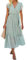 SEVETAT Damen Chiffon Boho Lange Kleid mit Gürtel Sommerkleid Partykleid Elegant V-Ausschnitt Maxikleid Blumenkleid Abendkleid Rüschen Strandkleid Cocktailkleid (Hellgrün, XL)