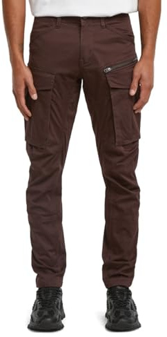 G-STAR Rovic Zip 3D Regular Tapered Byxor, Brun (Choklad Plum D02190-5126-g692), 35W / 30L