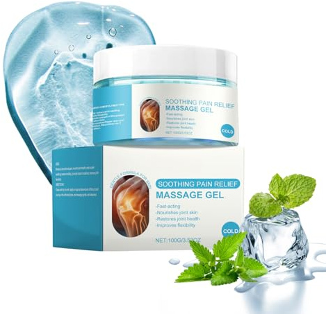 Arthritis Pain Relief Gel with Turmeric Oil & Cooling,Extra Strong Formula for Muscle Pain Relief, Targets Back Knee Shoulder Hip, Anti Inflammatory opicals for Bruising and Swelling