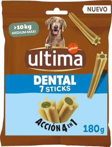 Ultima Snacks pour Chiens Moyens et Grands bâtons dentaires 13 x 180 g