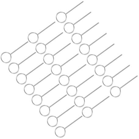 LIFKOME 200pièces Outil Éjection Carte Sim Acier Inoxydable Extracteur Pin Robuste Accessoire Mobile Pratique Avec Attache Porte-clés