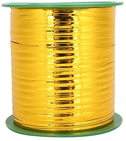 Tomedny Attaches torsadées métalliques, 400 mètres pour Sac à Pain, Attaches torsadées pour Bonbons, café, Cuisson de gâteaux, Sacs d'emballage de Cadeaux, Plantes, Jardin, Artisanat (Or)
