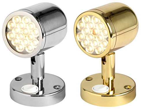 OSCULATI Faretto snodato con Interruttore Acc.Inox