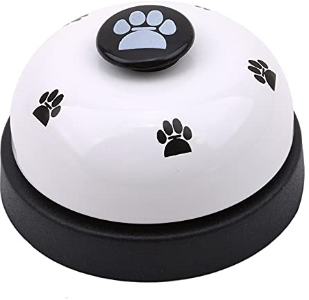 DAIHUI Cloches de Dressage pour Animaux de Compagnie Appelez Les Anneaux de Dressage de Pot de Cloche de Repas pour Chien Chat intérieur extérieur (Style 1)