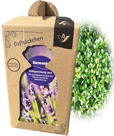 schwerinernaturheil Saquitos perfumados de lavanda – Cojín aromático como cojín decorativo