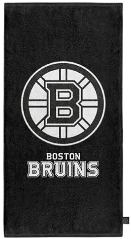 Boston Bruins NHL Duschtuch Handtuch Badetuch in 70 x 140 cm, 100 % Baumwolle