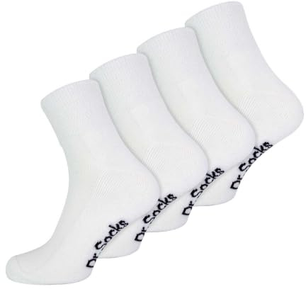 Dr.Socks Chaussettes Basses Sans Elastique et Couture pour Diabetiques Homme et Femme | Larges Chaussettes Bambou