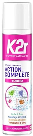 K2R - Detacheur Avant Lavage Aerosol 400Ml - Le secret pour des vêtements impeccables - Essayez-le maintenant ! - Lot De 3