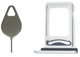 Nano Dual SIM Kartenfach Slot Halter Adapter Ersatz für iPhone 15 Pro 6.1 / iPhone 15 Pro Max 6.7 Mit Pin Natural Titanium