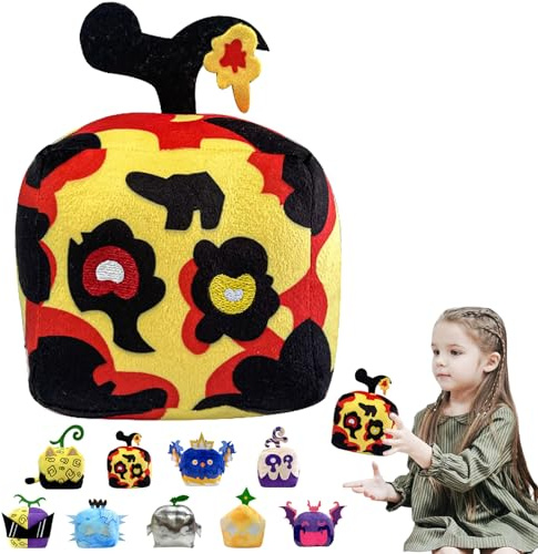 Blox-Früchte Series Plüschtiere,15cm Fruits Plüschpuppen | Süßes Früchte Anime Spiel Plüschtier,for Kids and Adults Fans Birthday Stress Relief Doll