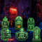 Aitsite 6PCS Decoracion Halloween Exterior, Lapidas Halloween Jardin, Halloween Decoracion Lapidas, Halloween Cementerio de Espuma, Lapidas Rip