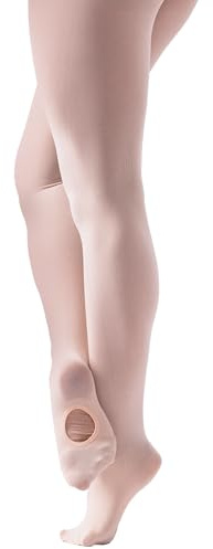 Silky Dance High Perf Convertible Ballet Tights For Women, Pink, Medium