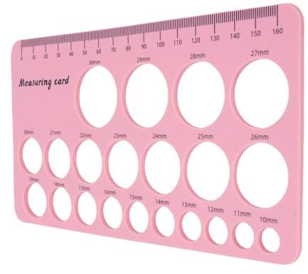 Keenso Outil de Mesure de la Taille des Brides en Silicone Souple, avec 10 Ensembles d'inserts de Dimensionnement pour le Confort des Mamans et le Soutien à l'allaitement