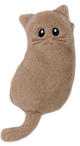 Pencil Bag - Cute Cat Shape Plush Organizer, Sturdy and Functional School Pencil Pouch | for Teen Girls Boys Classroom College Office Travel Crayon Spacious Pencils Pouch and Other Purposes