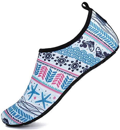 SAGUARO Agua Calcetines Hombre Escarpines Mujer Calzado de Agua para Playa o Piscinas Deportes Acuaticos, 36/37