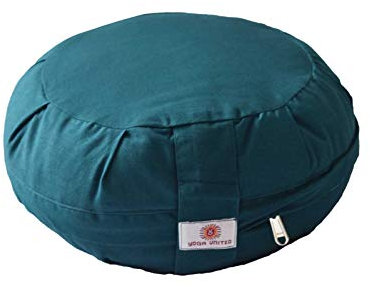 Yoga United Cojín Zafu - verde océano