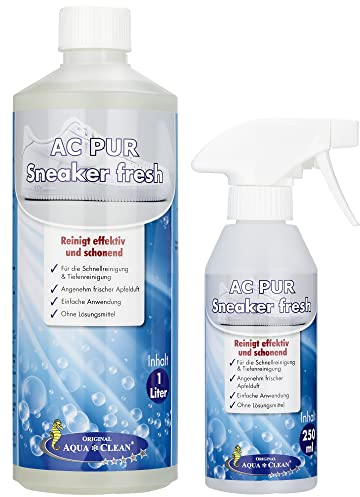 AQUA CLEAN PUR Sneaker fresh Schuhreiniger reinigt & pflegt 1l, 4tlg.