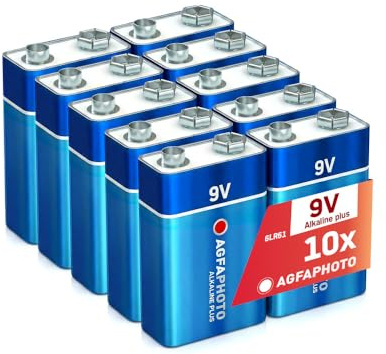 AgfaPhoto Batterie Alcaline PLUS D LR20 1.5V Confezione da 12, Lunga Durata, Ideali per Lampade Radio Giocattoli, Prestazioni Affidabili, Uso Domestico e Professionale, Conservazione 7 Anni