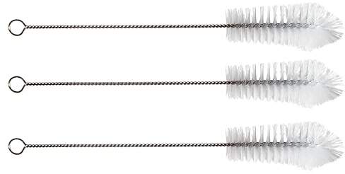 fancility® 3X Reinigungsbürste für Brühgruppen zur Kaffeevollautomaten & Kaffeemaschinen Innenreinigung Nylon-Bürsten 20-30mm konisch zulaufend