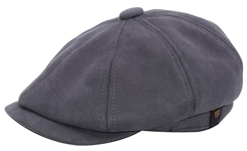 Genérico Yosang - Gorro de globo para hombre, diseño de panadero, gris, Talla única