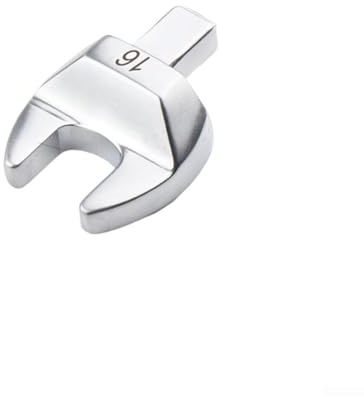 Adjustable Open-End Wrench 8-32mm with 9 x 12 mm Socket Insert, Chrome Vanadium Steel Torque Spanner for Fastening in Tight Spaces(16mm)