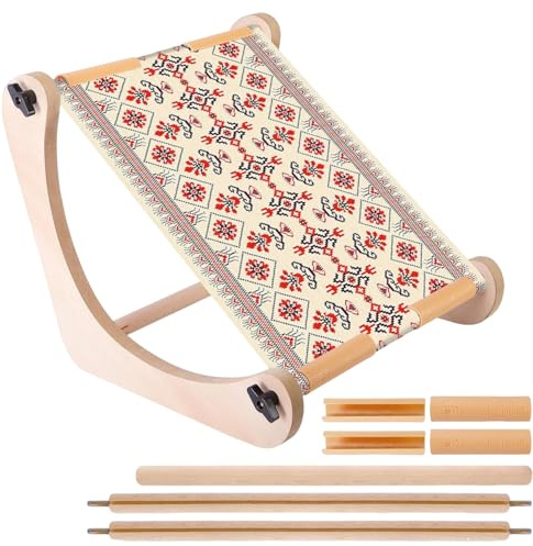 Broderistativ – 1150 g justerbara broderier bordsram, justerbar broderihållare, broderier ringstativ, | sytillbehör för handarbete display sömmar bord virkade stolar tejp