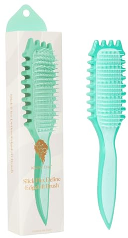 Bounce Curl Slick-Flex Define EdgeLift Brush, Hair Styling Tool - Teal
