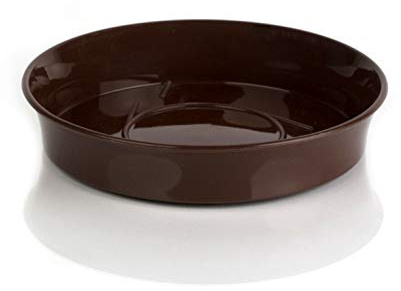 Kimmel Sottovaso per Piante, Diametro 6 cm, infrangibile, impilabile, Riutilizzabile, Marrone, Piccolo
