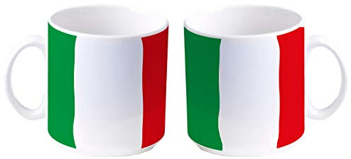 My Custom Style 2 tazzine Espresso Senza piattino#Bandiera Italia#