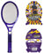 The Executioner Coloured Mosquito, Fly, Wasp, Bug, Insect Swatter/Killer and Bug Zapper Racket Single Layer for Most Efficient Zapping Indoor Outdoor Long Handle (Purple)