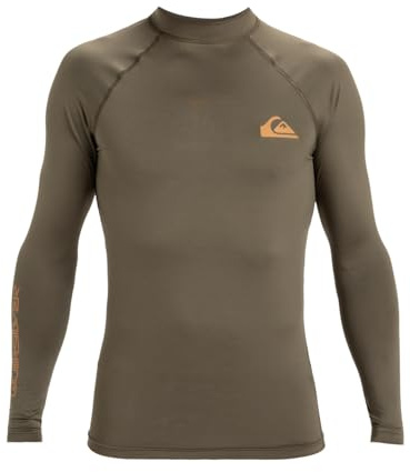 Quiksilver Lycra Everyday UPF50 LS Homme Marron XXL