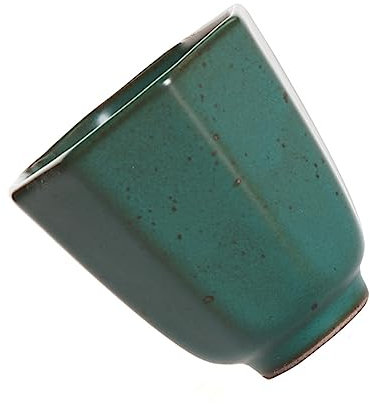 Cabilock 1 Pièce Coupe Rétro Thé Tasses Ancien Porcelaine Gobelet Tasse à Saké Gobelet Domestique Vaisselle De Kung-fu Petite Tasse Green Céramique
