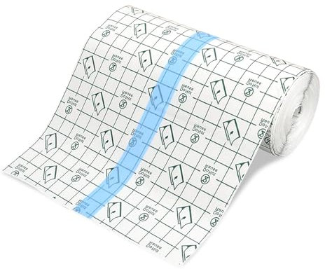 Pmueuff Pellicola Tatuaggi Transparent, 15CM X 10M Benda Trasparente Cerotti Elastici di Fissaggio, Cerotti Impermeabili Benda Pellicola Trasparente per Tatuaggi Protezione, Protezione Delle Ferite