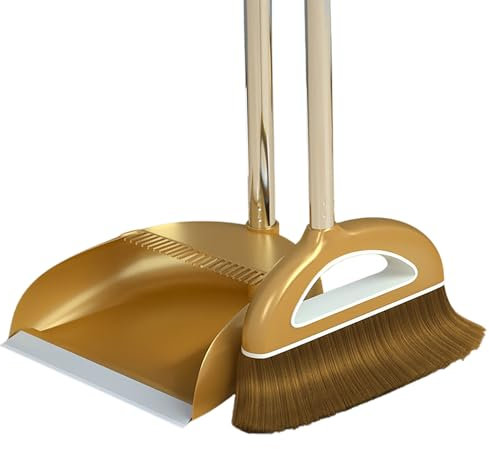 Ensemble Balai et Pelle à poussière avec Long Manche, 73 cm, 88 cm, balayeuse et Pelle Combo pour la Maison, Le Bureau, Le Hall d'entrée