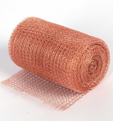 Qixuer 1 rouleau de filet en cuivre de 127 mm x 10 m - Protection double couche - Fil de cuivre - Clôture anti-limaces en métal - Filet en cuivre - Clôture de répulsif pour jardins et parterres