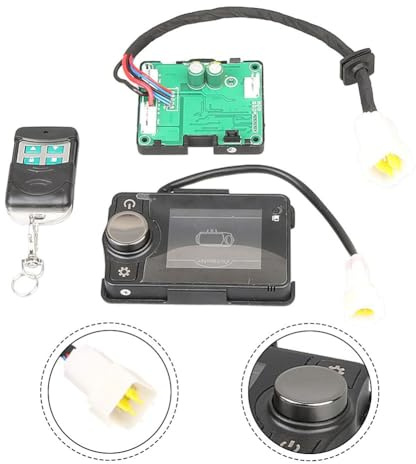 CashMuch Panel de control del calentador de estacionamiento con interruptor de control remoto LCD, para varios sistemas de calefacción de estacionamiento