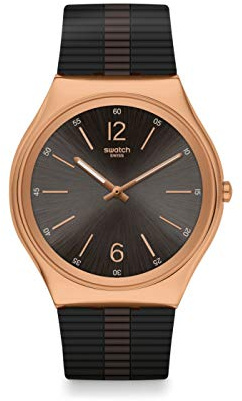 Swatch Outlet SS07G102 Essentials, Bienne by Night Uhr, Schwarz, 0, klassisch, Schwarz, 0, Klassisch