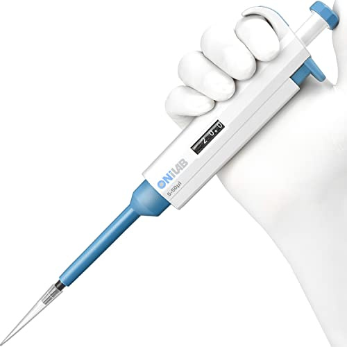 ONiLAB 5-50ul Pipettes manuelles à volume variable réglables monocanal…