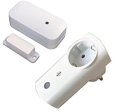 Funk Abluftsteuerung PA-830 SPARSET => Intertechno IT-K2300 Funkstecker allpolig + DFM-2000 DIW-Funk Fensterkontaktschalter