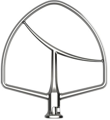 Stainless Steel Flat Beater for KitchenAid Mixer, Paddle Attachment for 5Plus/6 Qt Bowl-Lift Stand Mixer, Beater Replacement Accessories, Stainless Steel Kitchen aid Attachments by Fgreeble