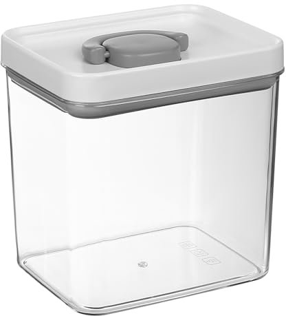 1,8L Vorratsdosen mit Deckel Luftdichte Aufbewahrungsbox Küche, Vorratsbehälter Luftdichte Box Aufbewahrungsbehälter mit Deckel,Müslidose für Lebensmittel Mehl Müsli Aufbewahrung Cornflakes Behälter