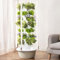 Sistem Cultivo Hidropónico Torre Vertical - con luz LED de cultivo Jardín hidropónica Vertical para Cultivar Hierbas, Verduras y Plantas en casa- Jardinería Interior,5Layer