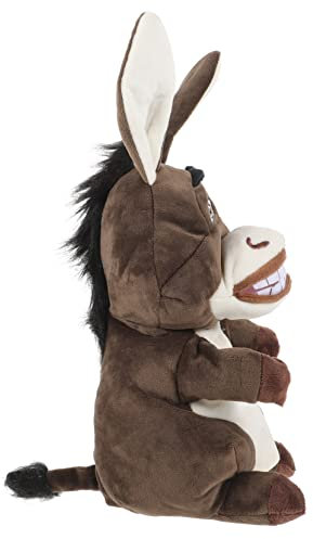 ibasenice Esel Marionette interaktives kinderspielzeug handspielpuppen für Rollenspiele Toys Tierpuppen Cartoon-Tiere-Marionette kleine Handpuppe PP Baumwolle