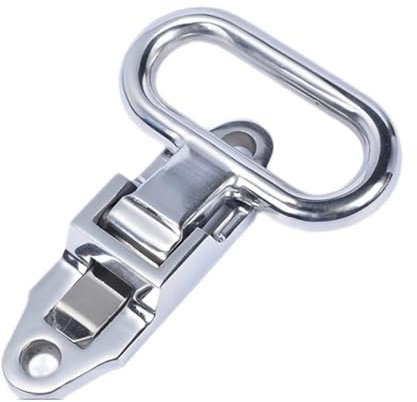 UDHBJEBQ Edelstahl-Klappstufe, rutschfeste Klappmaststufe, for Boote, Yachten, Autos, Wohnmobile, Heckstufen, Klapppedal(L)