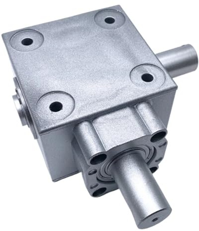 20 mm axel styrväxellåda 2,5 modul 16 tänder vinkelväxel Vändningshörnanordning 90 grader T typ kommutator modifiera styrning