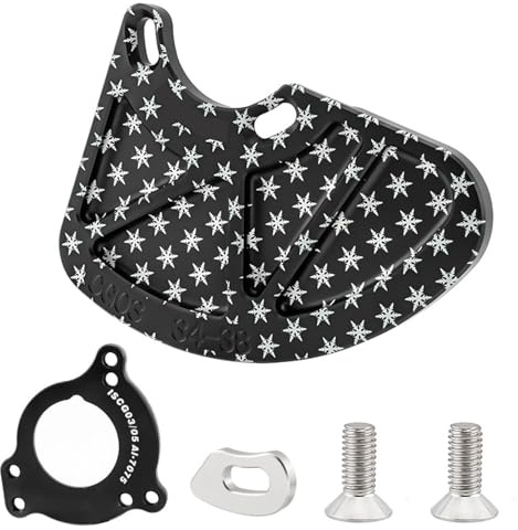 Protection d'anneau de chaîne de vélo de montagne universelle en alliage d'aluminium avec adaptateur de montage pour train de transmission