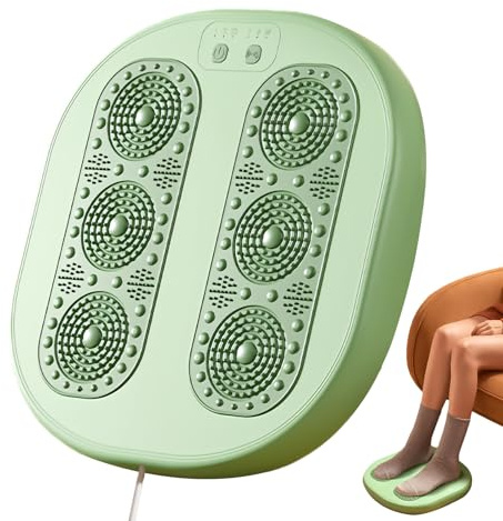 Massaggiatore elettrico per piedi – Tappetino da massaggio elettrico portatile per piedi sotto la scrivania | Scalda suole riscaldato sotto la scrivania | Cuscino riscaldante per suola elettrico per