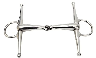 Horka Mors Aiguille pour Cheval à Joue Pleine avec Joint articulé en INOX