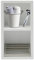 TouTToNG Douche niche murale en acier inoxydable pour rangement dans la salle de bain, double étagères encastrées, rangement 18 x 34 cm, blanc