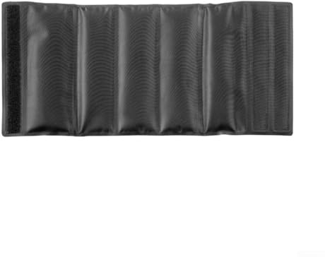 PureBowlic Borsa refrigerante per bottiglie di champagne, birra, riutilizzabile, con inserto in gel, mantiene le bevande fredde, leggera, nera, 17,3 x 14,5 cm, tappetino refrigerante per picnic